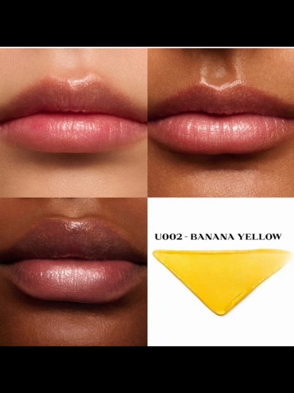 PRADA Balm Lip Balm U002 Banana Yellow Mini Size New Without Box